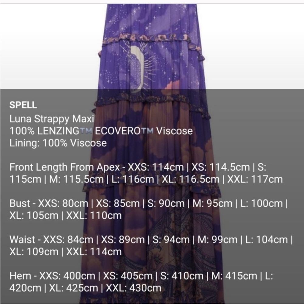 🦄🌙💜 Spell & the Gypsy Collective Luna Gown!! M - Picture 5 of 9